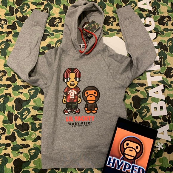Bape Other - SOLD OUT-Bape A Bathing Ape Lil Yachty Grey Hoodie